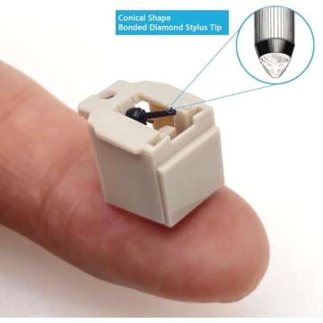 2 Pack ATN3600L Diamond Record Player Needles Replacement Stylus for Audio-Technica AT-LP60X, AT-LP6...