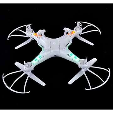 Syma X5C 4 Channel 2.4GHz RC Explorers Quad Copter w/ Camera