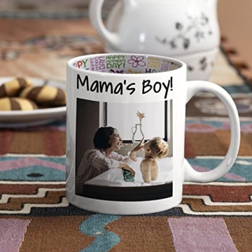 Personalized Mom Mug with Photo - Custom Gifts for Mother's Day