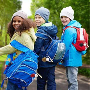 ArtCreativity Baseball Keychains for Kids, Set of 12, Wooden Baseball Bat Keychains with a Ball and Mitt, Baseball Party Favors, Sports Party Goodie Bag Fillers, and Gifts for Athletes, 3 Colors