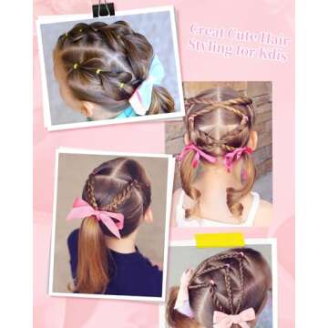 Hair Wax Stick, Slick Back Hair Brush Set 4Pcs, Wax Stick for Hair, Bristle Brush for Flyaways, Teasing Brush for Hair Styling, Edge Brush for Tame Frizz Baby Hair, Rat Tail Combs for Parting