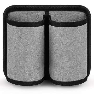Accmor Luggage Cup Holder - Free Hands Drink Caddy Holder for Travel