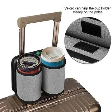 Accmor Luggage Travel Cup Holder for Travelers