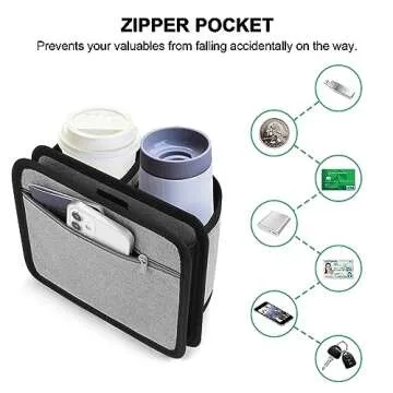 Accmor Luggage Travel Cup Holder for Travelers