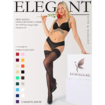 DORALLURE Thigh Highs - Durable, Stylish & Comfortable Stockings