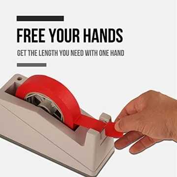 Lichamp Tape Dispenser with One-Hand Functionality