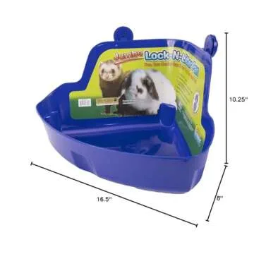 Ware Manufacturing Plastic Lock-N-Litter Bigger Pan for Small Pets, Jumbo - Colors May Vary