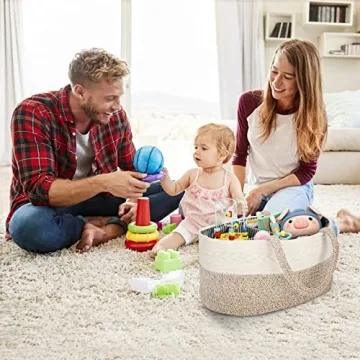 Maliton Diaper Caddy Organizer - Baby Essential Storage Solution