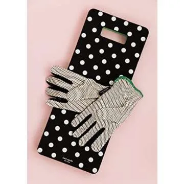 Stylish Kate Spade Gardening Kneeler and Gloves Set