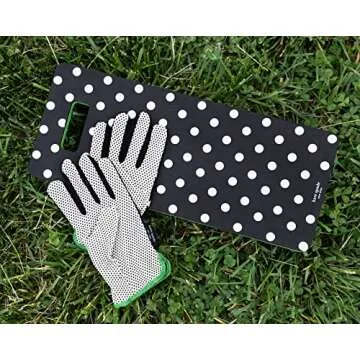 Stylish Kate Spade Gardening Kneeler and Gloves Set