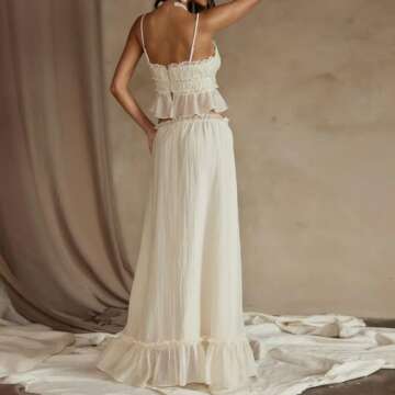 Zempertoopa Y2K Women 2 Piece Skirt Set - Stylish Summer Outfit