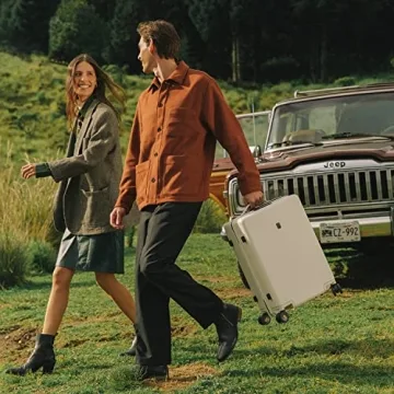 LEVEL8 Stylish Carry-On Luggage Lightweight and Durable