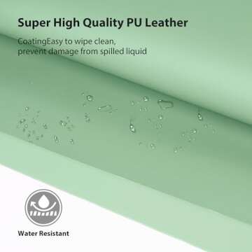 Large Desk Pad Gaming Mouse Pad, Dual-Sided PU Leather PC Keyboard Mat, Desk Mat for Office Accessories and Supplies, Non-Slip, Waterproof