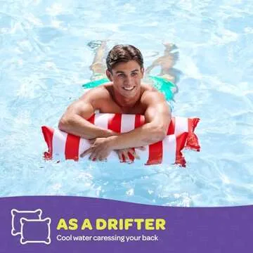 Pool Floats for Adults - Versatile 2 Pack Hammocks