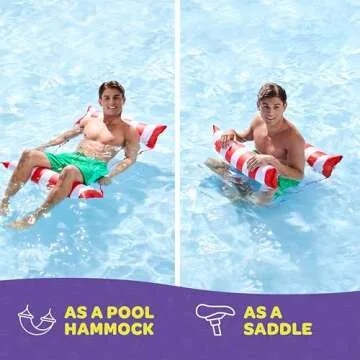 Pool Floats for Adults - Versatile 2 Pack Hammocks