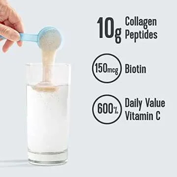 Vital Proteins Morning Get Up and Glow Collagen peptides Powder Supplement, 90mg Caffeine for Energy & Vitamin C & Biotin & Hyaluronic Acid - 9.3oz