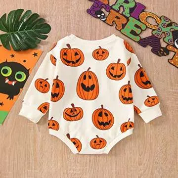 FYBITBO Newborn Halloween Outfit for Babies 3-24 Months