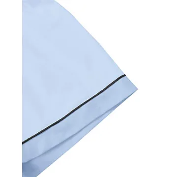 Floerns Women's Notch Collar Pajama Set - Soft Cotton Sleepwear