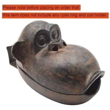 Monkey Cigar Ashtrays for Home & Garden Decor