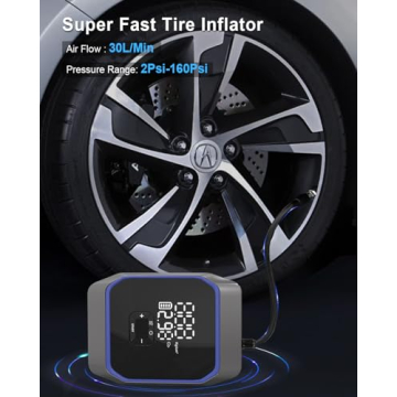 Car Jump Starter and Air Compressor - 6000A Power