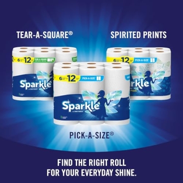 Bulk Sparkle Pick-A-Size Paper Towels for Everyday Cleaning Needs