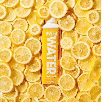 JUST Water Infused Natural Lemon Flavored Spring Water