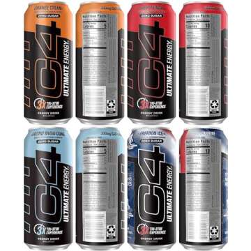 Cellucor C4 Ultimate Pre Workout Drink Variety Pack | Sugar Free Energy Drink  | 300mg Caffeine | 16...