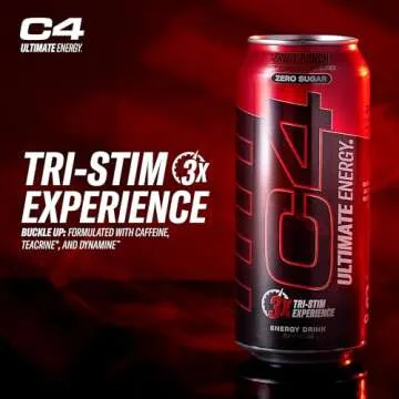 Cellucor C4 Ultimate Sugar-Free Energy Drink - 300mg Caffeine