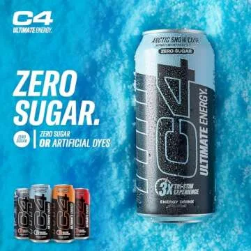 Cellucor C4 Ultimate Sugar-Free Energy Drink - 300mg Caffeine