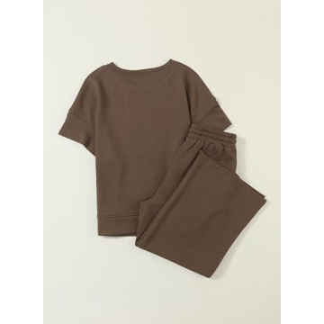SHEWIN Women 2 Piece Lounge Set - Cozy Sweat Outfit 2025