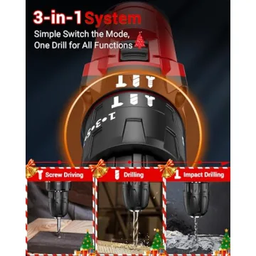 Bamse Cordless Drill Set 21V with 25 Torque Positions