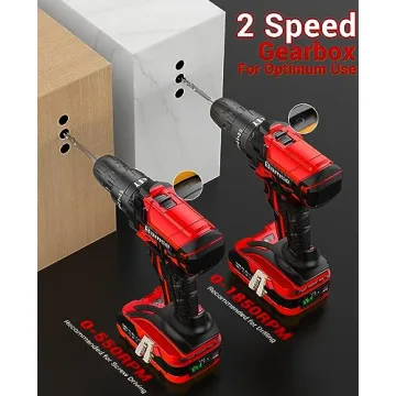 Bamse Cordless Drill Set 21V with 25 Torque Positions