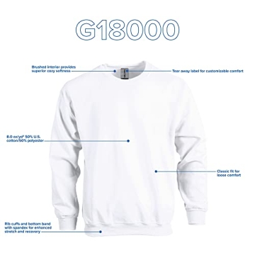Gildan Classic Fleece Sweatshirt - Cozy & Durable Gear