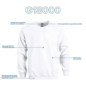 Gildan Classic Fleece Sweatshirt - Cozy & Durable Gear