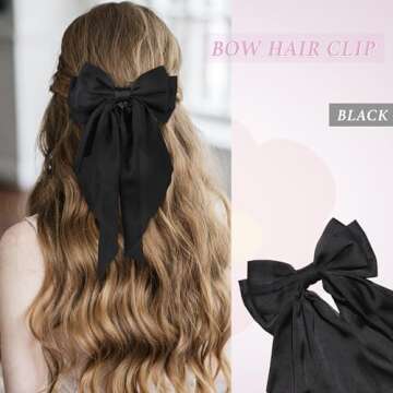 FOSROM Hair Bow Clips Set - Chic Hair Accessories