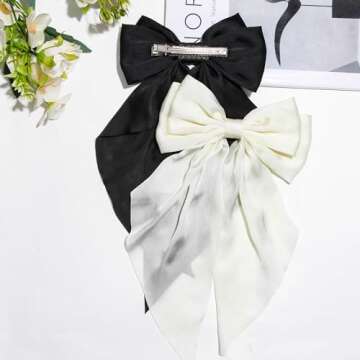 FOSROM Hair Bow Clips Set - Chic Hair Accessories