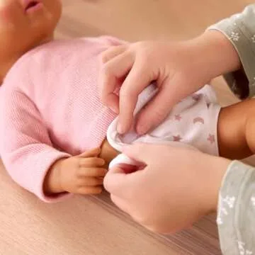 LullaBaby – Potty Training Accessory With 2 Sounds – 14-inch Baby Doll Accessories – Plushies, Diaper, And Pretend Wipes – Imaginative Play – Toys For Kids Ages 2 & Up – Baby Doll Potty Set