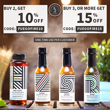 ZANA Organic Habanero Hot Sauce - Mild Flavor with Spicy Kick