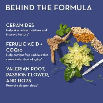 HUM Mighty Night - Nighttime Supplement for Skin + CoQ10 & Ferulic Acid to Promote Skin Cell Turnover - Overnight Beauty Vitamins for Women (60-Count)