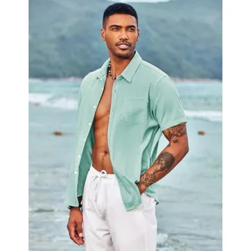 Stylish and Comfortable COOFANDY Men's Button Down Shirt