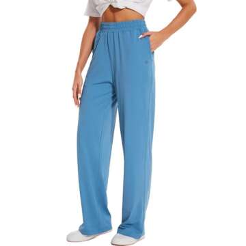 HOdo Women's Tall Yoga Sweatpants with Pockets - Ideal for Exercise and Leisure