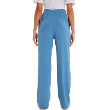 HOdo Tall Yoga Sweatpants in Blue Grey - Perfect Fit for Active Women