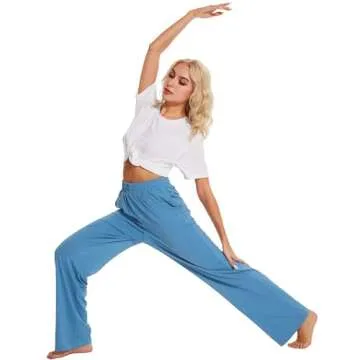 HOdo Tall Yoga Sweatpants in Blue Grey - Perfect Fit for Active Women
