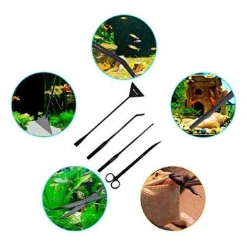 Capetsma 5-in-1 Aquarium Plant Tools for Aquascaping