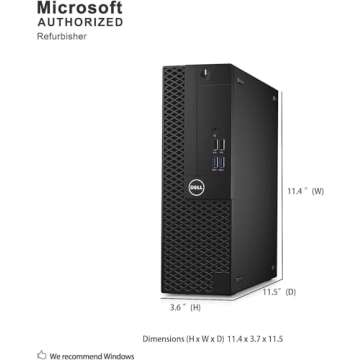 Dell Optiplex 3050 SFF Desktop with 21.5" FHD Monitor