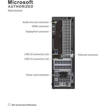 Dell Optiplex 3050 SFF Desktop with 21.5" FHD Monitor