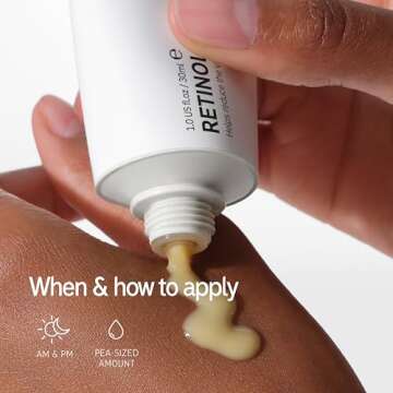 The INKEY List 1% Slow Release Retinol Serum, Targets Signs of Aging, Helps Reduce Appearance of Fine Lines and Wrinkles, For All Skin Types, 30ml, 1 fl oz