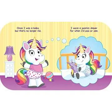 Unicorn Potty: Learn to Potty with Unicorn - Easy-to-Follow Step-by-Step Board Book, Make Potty Training Joyful and Magical! Encouraged for Children Ages 2 and Up (Potty Board Books)