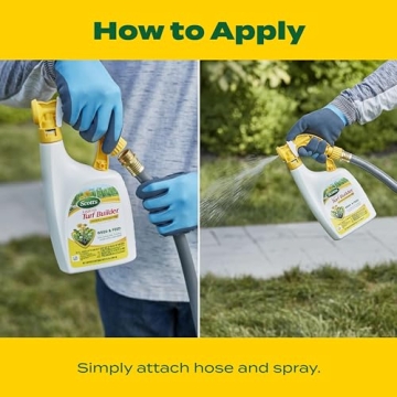 Scotts Liquid Turf Builder with Plus 2 Weed Control, Liquid Weed Killer and Fertilizer, 32 fl. oz.