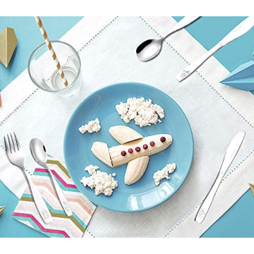 ANNOVA Kids Safe Stainless Steel Flatware Set for Children